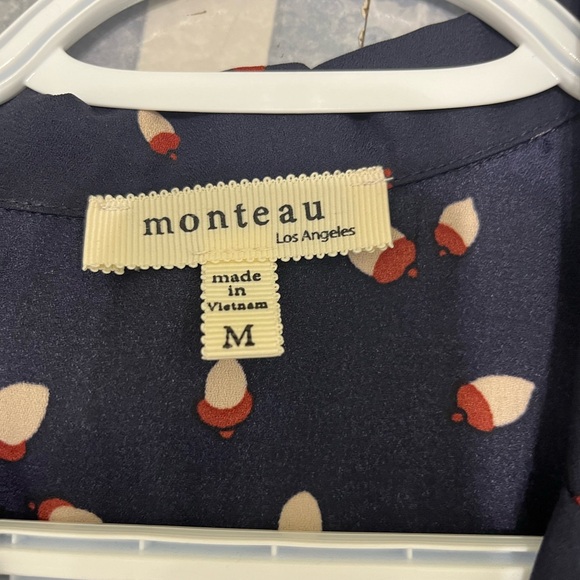 Monteau Tie Front Dress - Picture 2 of 3